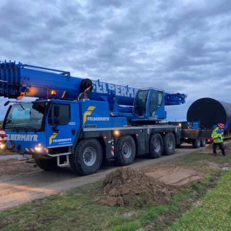 Schwerlasttransport für sichere Trinkwasserversorgung