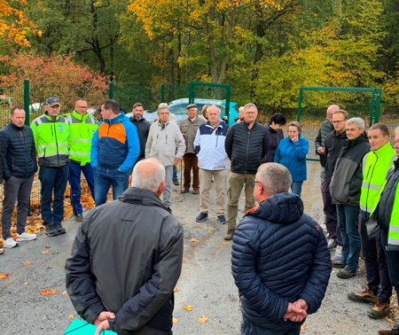 Baustellentag des DVGW am Hochbehälter des WAZV Lausitz