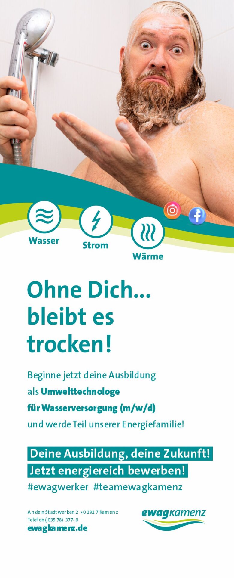 Ausbildung zum Umwelttechnologe für Wasserversorgung bei der ewag kamenz
